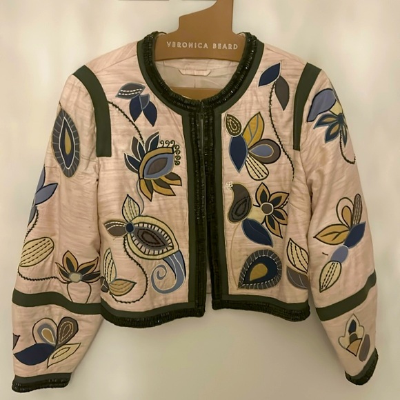 Veronica Beard Benicia Embroidered bomber jacket - Picture 1 of 2